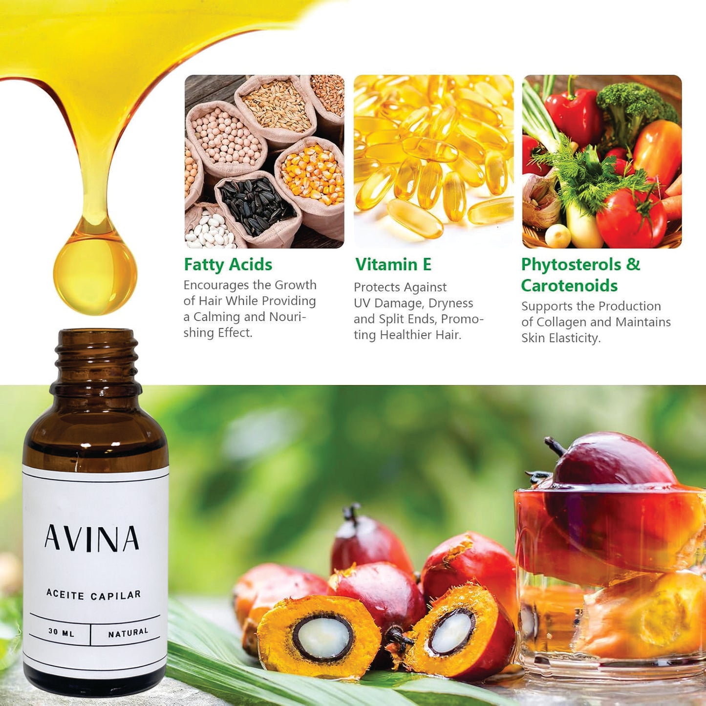AVINA: EL ACEITE CAPILAR ESENCIAL